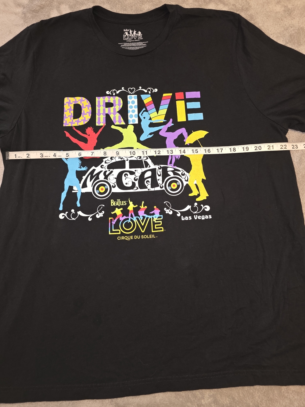 The Beatles LOVE Cirque du Soleil Las Vegas T-Shirt Men’s XXL Black Graphic - Picture 4 of 9